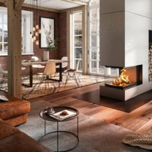 Kaminski vložek na drva Arte U-90h-4S